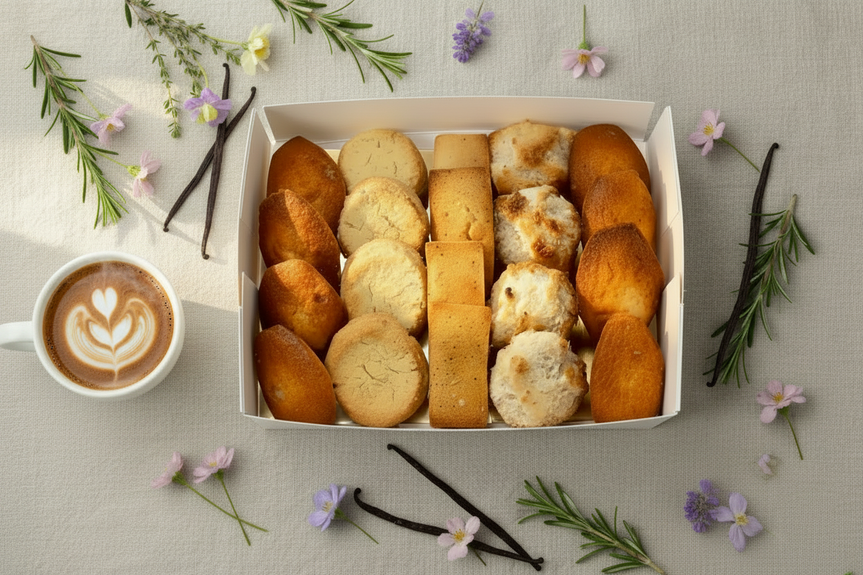 Coffret Tea Time Nature - vanille et cappuccino